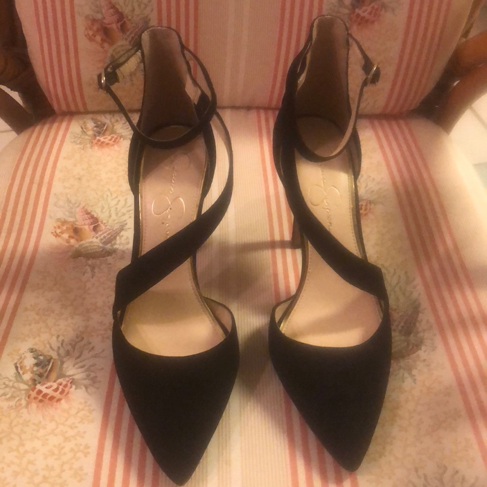 Jessica Simpson black heels